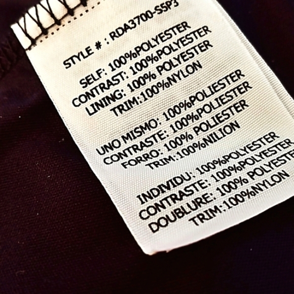 Rye l Polka Dot / Striped Navy and White Asymmetrical Dress NWOT - Picture 6 of 9